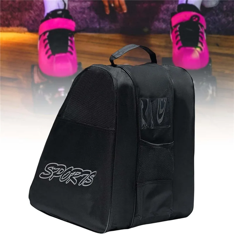 Portable Roller Skates Bag Ice Skating Bag Large Capacity Breathable Kids Inline Skates Bag Skates Storage Bag Skating Shoes Bag