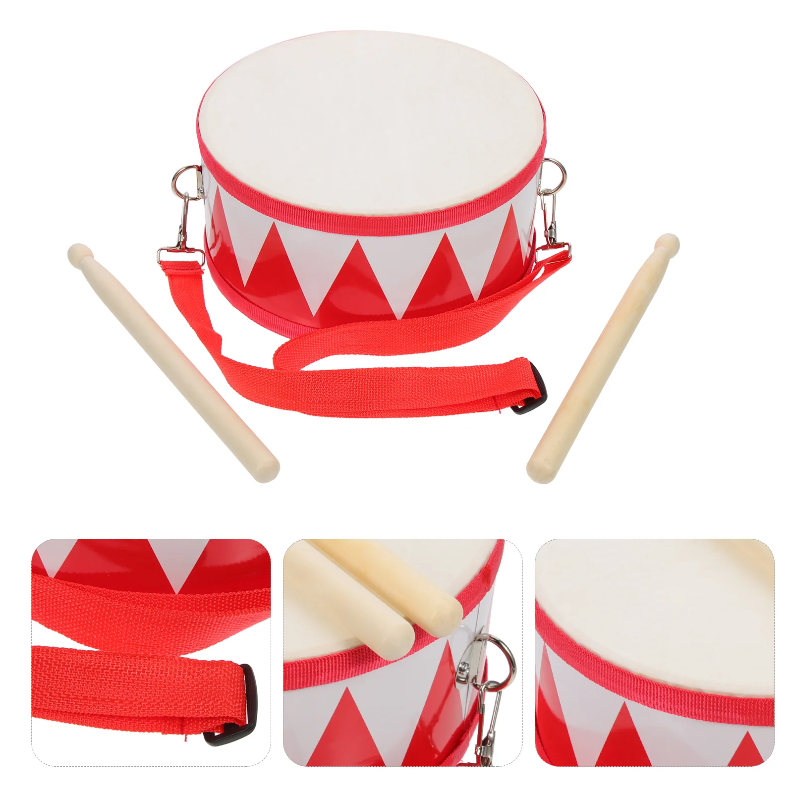 

of Percussion Toy Snare Drum Early Learning Children's Toys For Toddler Percussion Snare Drum Children's Toy Two-sided Snare