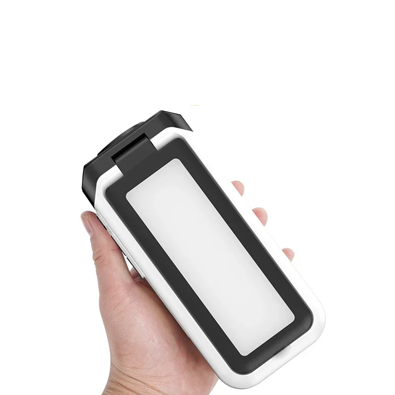 LED Flashlight SOS Flash Camping Lanterns Portable Folding Lamp Emergency Power Bank Outdoor Adventure Fishing Torch