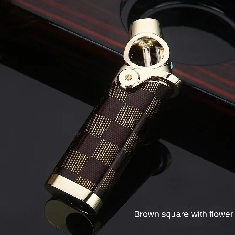 BBQ Lighter Butane Gas Lighter Cigarette Lighter Honest Lighter Visible Gas Metal Gun Lighter Windproof Travel Gear Outdoor BBQ Men's Cigar Ignition Smoking Gift
