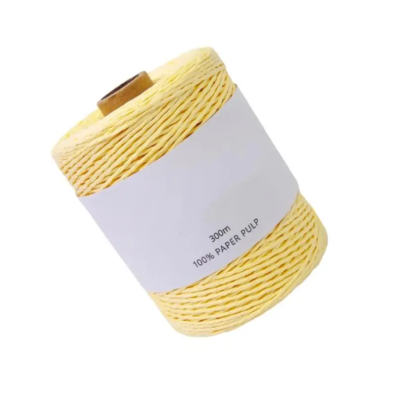Y1UD 3.28Yards 1.5mm 폭 포장지 꼬기 포장용 직조 가방 모자 바구니