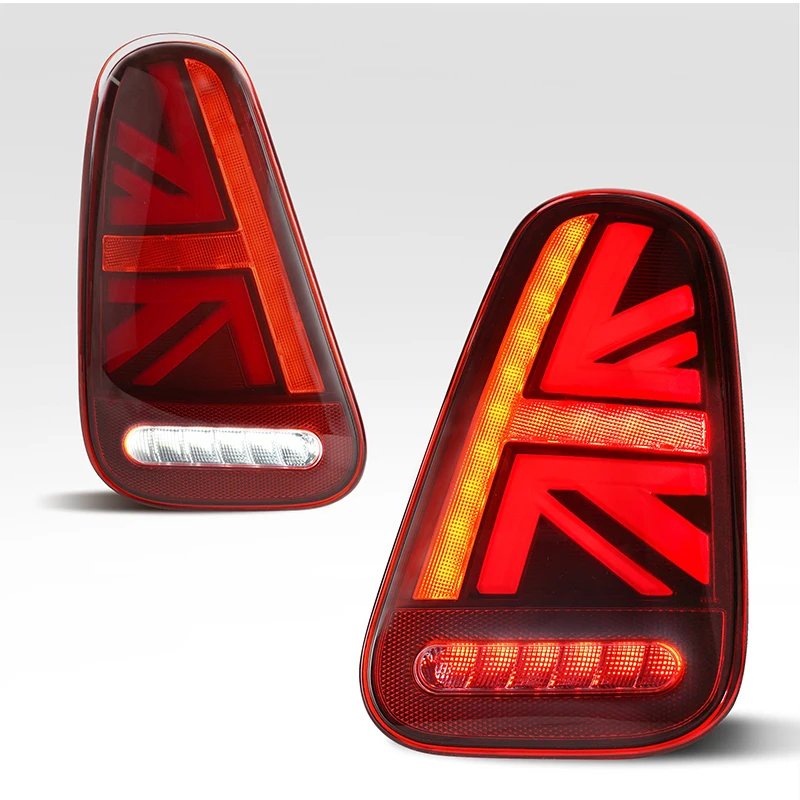 

2022 Newest Car Taillights For BMW MINI Coopers R50 R52 R53 2001-2007 Rear LED DRL Moving Turn Signal Brake Tail Lameverse Light