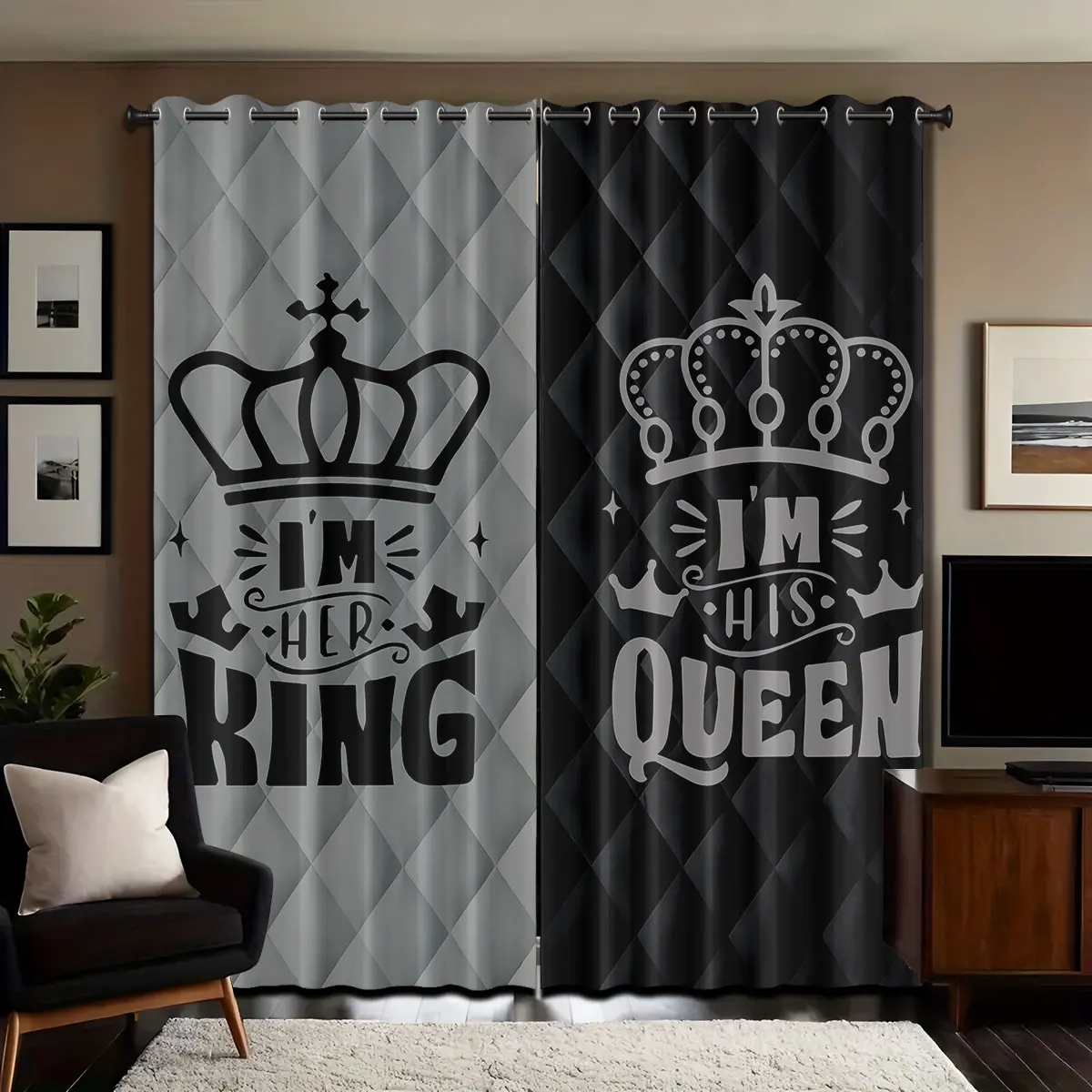 Color Block Curtains 2