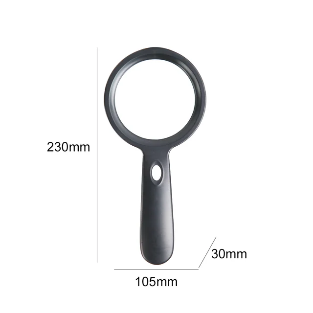 30X Hand held Large Reading Magnifying Glasses with 12 LED Illuminated Light Lighted Magnifying Glass for Seniors Repair Coins 6