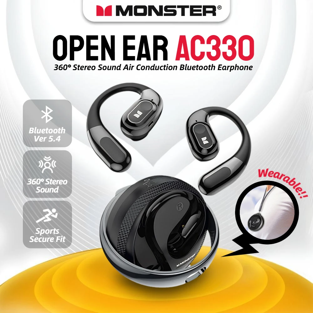 Open Ear Monster Headset REVIEW (2026): Monster Open Ear AC322