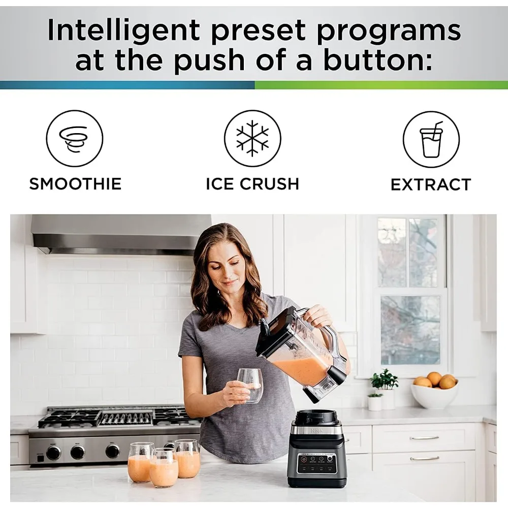 BN751 Blender, 1400 Peak Watts, 3 Auto-IQ Programs for Smoothies, Frozen Drinks & Nutrient Extractions 6