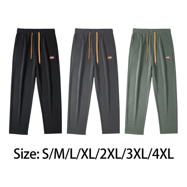 Men's Quick Dry Pants Casual Sports Trousers Elastic Waist Breathable  Running Jogger Drawstring Sweatpants with Pockets L-3XL - AliExpress