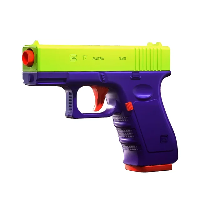 3D Gravity Carrot Gun Unfireable Mechanical Repeating Shell Ejection Pistol Boy Decompression Toy Gun Model Christmas Gift 2025 5