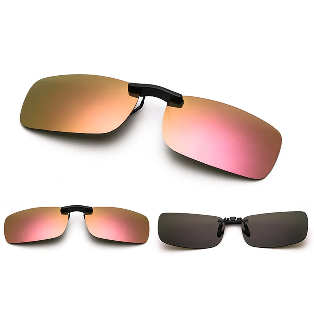 Gafas de sol polarizadas con Clip para hombre y mujer lentes de visi n 