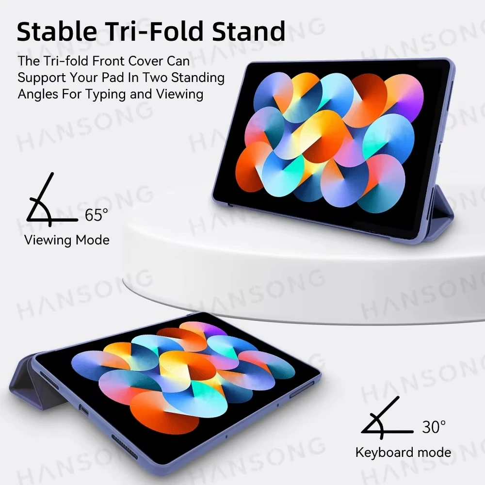 Premium Tablet Case with Pencil Holder and Auto Sleep/Wake Feature