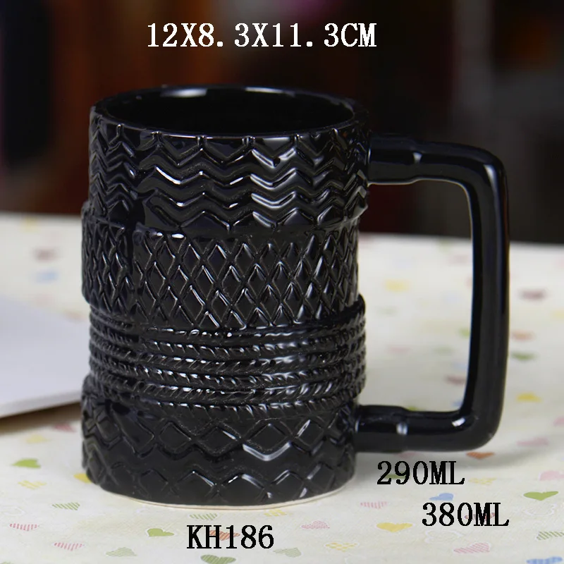 

Ceramic Tire Mug Creative Irregular New Peculiar Tool Cup Household Nordic Ins Tire Mug
