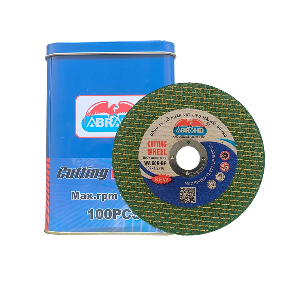 4 inch 107x1.2x16mm Metal Cutting Disc Resin Grinding Wheel Disc for Stainless Steel & lron Cutter Angle Grinder Cutting Blade