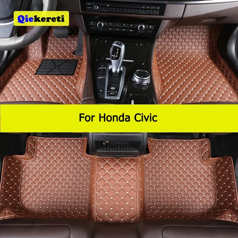 QIEKERETICustomCarFloorMatsForHondaCivic20052023AutoCarpets