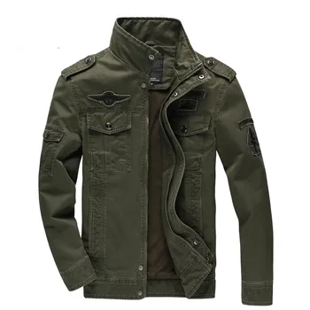 Nuovo 2023 Casual Esercito Giacca Militare Da Uomo Plus Size M-6XL Jaqueta masculina Air force one Primavera Autunno Cargo Mens Giubbotti Cappotto 1