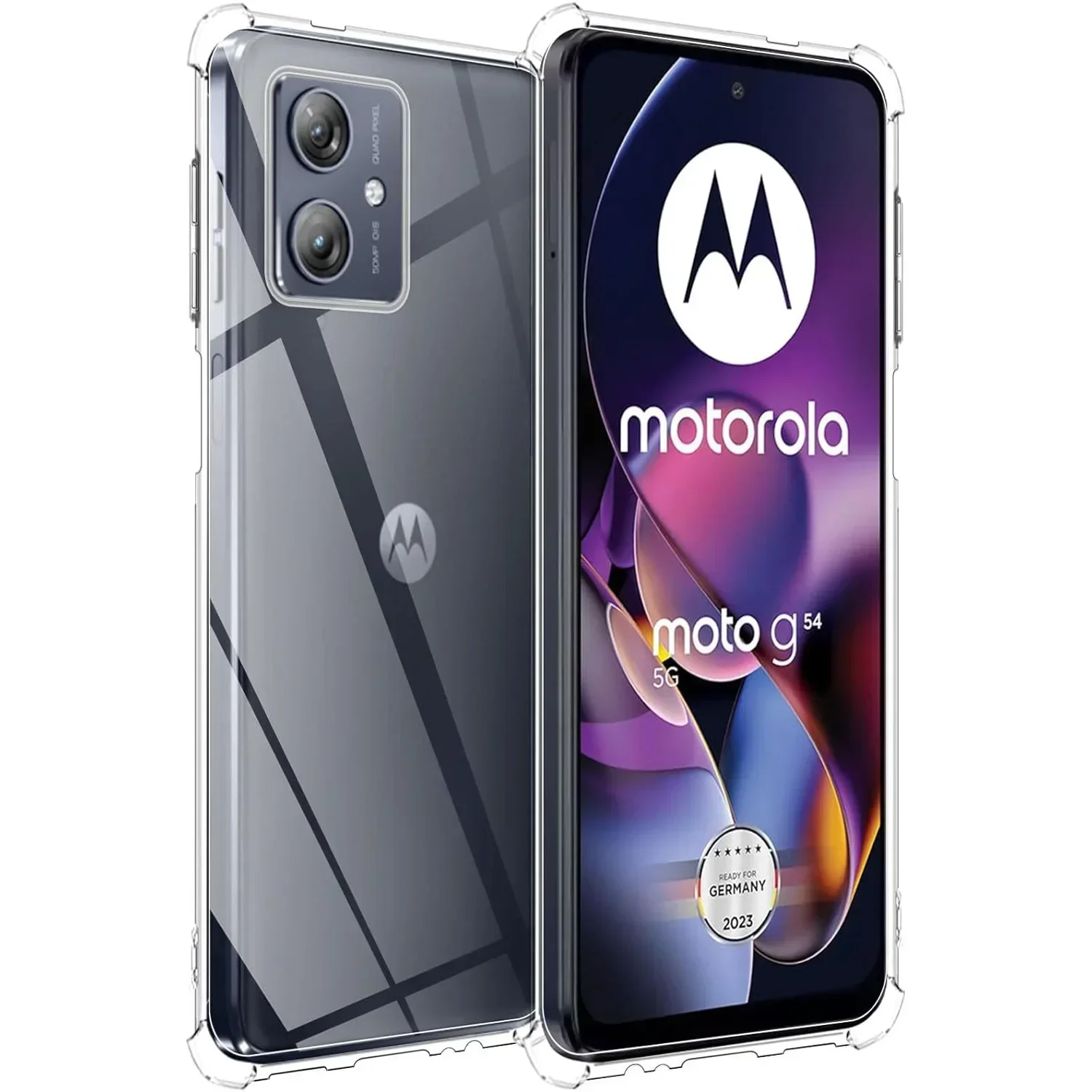 Case For Motorola Moto G54 5G Slim Fit Plastic TPU Protective Silicone 