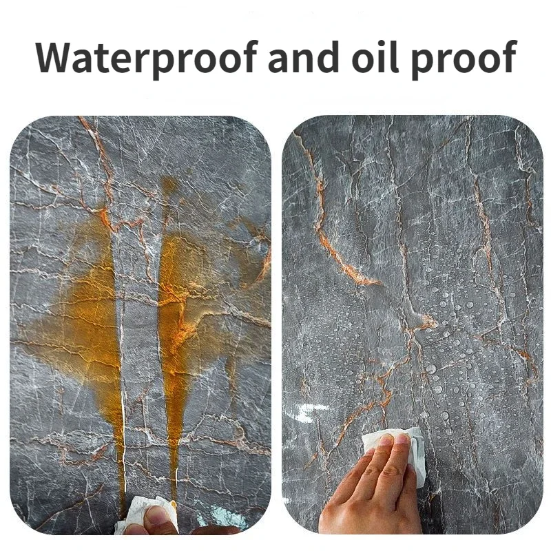 Carta Da Parati Per Cucina In Alluminio - Adesivo Anti-olio E Anti-caldo, Facile Da Applicare (30cm X 5m)