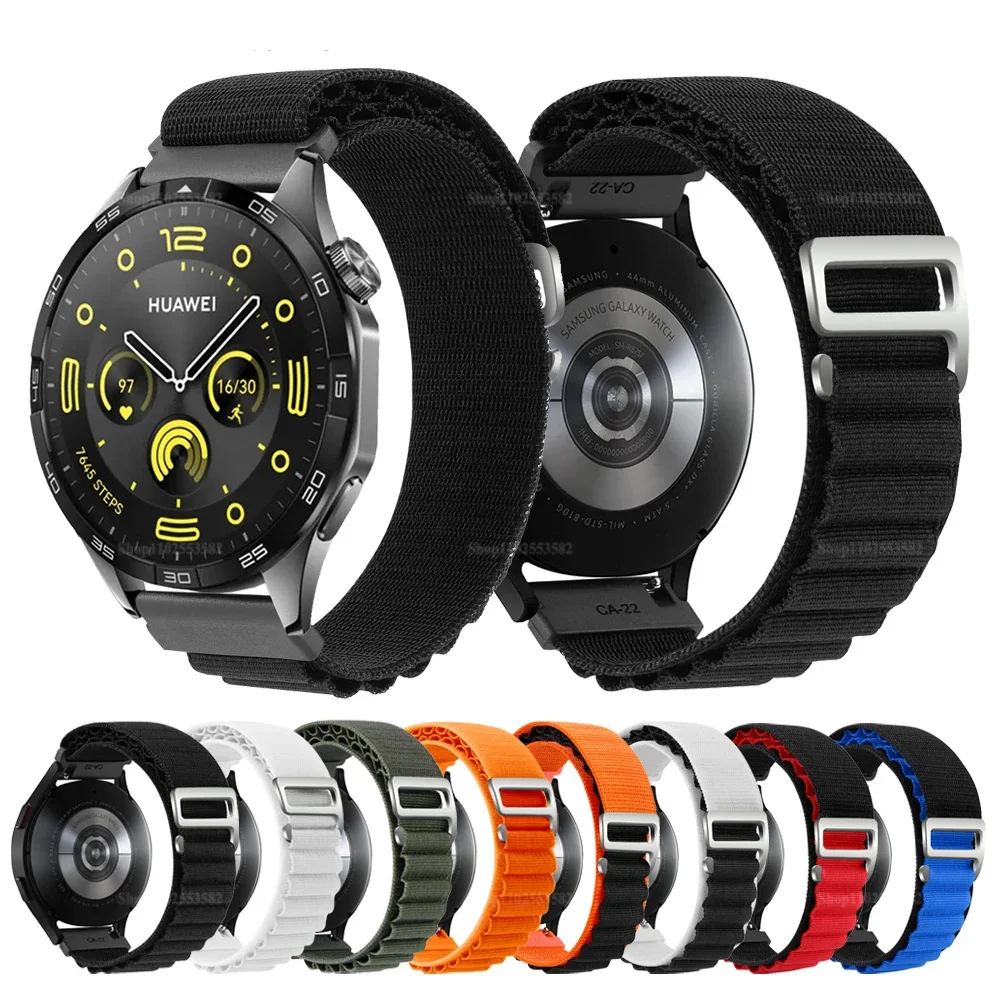 

Nylon Strap For Huawei Watch GT 4 46mm Band For Huawei Watch 4 Pro GT 2 3 GT2 GT3 Pro 46mm Wristband Replacement Watchband 22mm