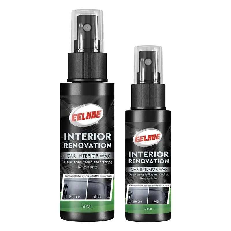

Car Interior Cleaner Auto Interior PP Leather Polish Maintenance Cleaner Refurbishment Repair Agent Restores And Renews Faded