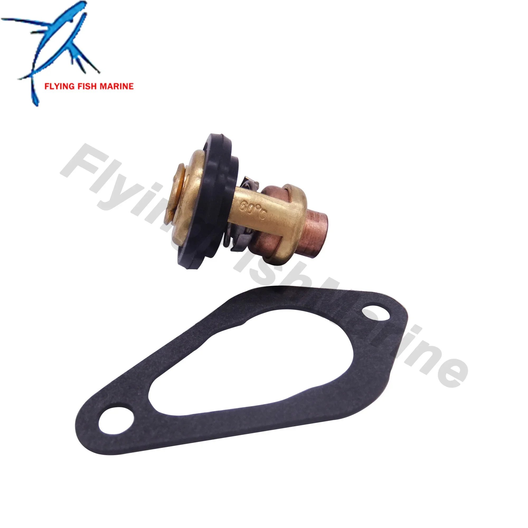 Boat Motor Parts Outboard Engine 855676002 8M0119207 Thermostat & 27-853702005 Gasket for Mercury Marine Boat Motor 8HP 15HP 20HP 25HP 35HP Sier