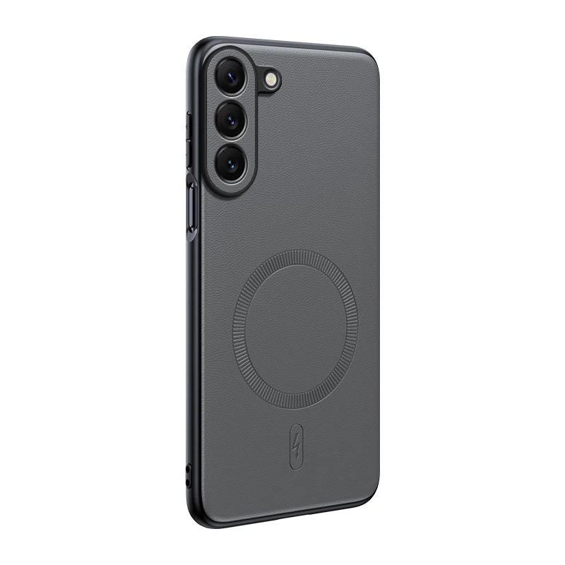 Ultra-Thin Vogue Leather Phone Case with Fall Protection and Magnetic Soft Cover
