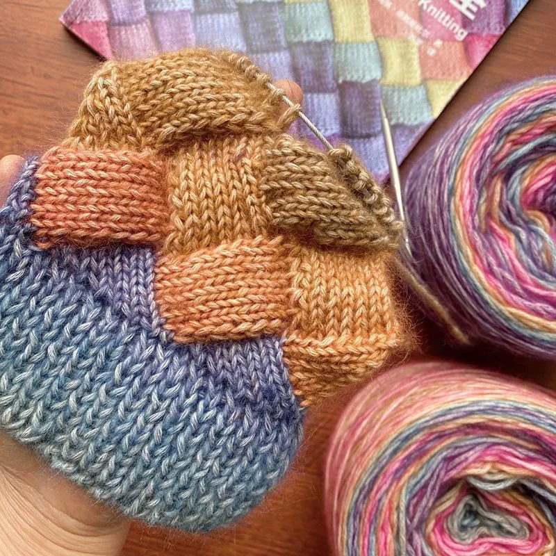 50g/Roll Gradient Colorful Mohair Multicolor Rainbow Yarn Long-Staple Cotton Self Striping Air Yarn For Knitting Crochet Sweater 2