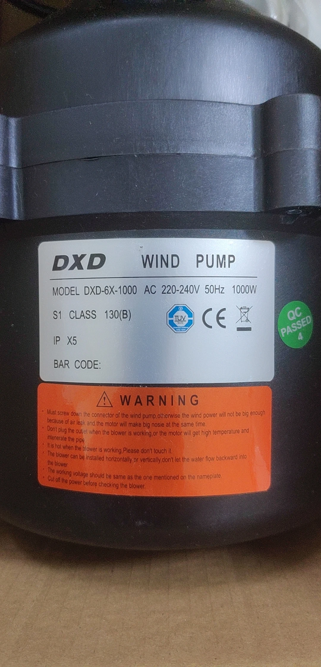 Dr.SYS エアジェット ディバイス DXD-6 × 送風1.5HP 50hz/60hz (AMP4.5-5.5) エアーポンプ
