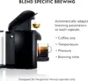 Nespresso Vertuo Plus Coffee and Espresso Maker by Breville, Ink Black with Aeroccino Milk Frother 6