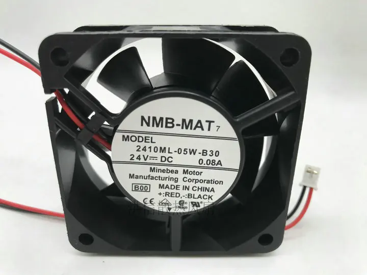 

Freight free original NMB 6025 6CM 2410ML-05W-B30 24V 0.08A converter cooling fan