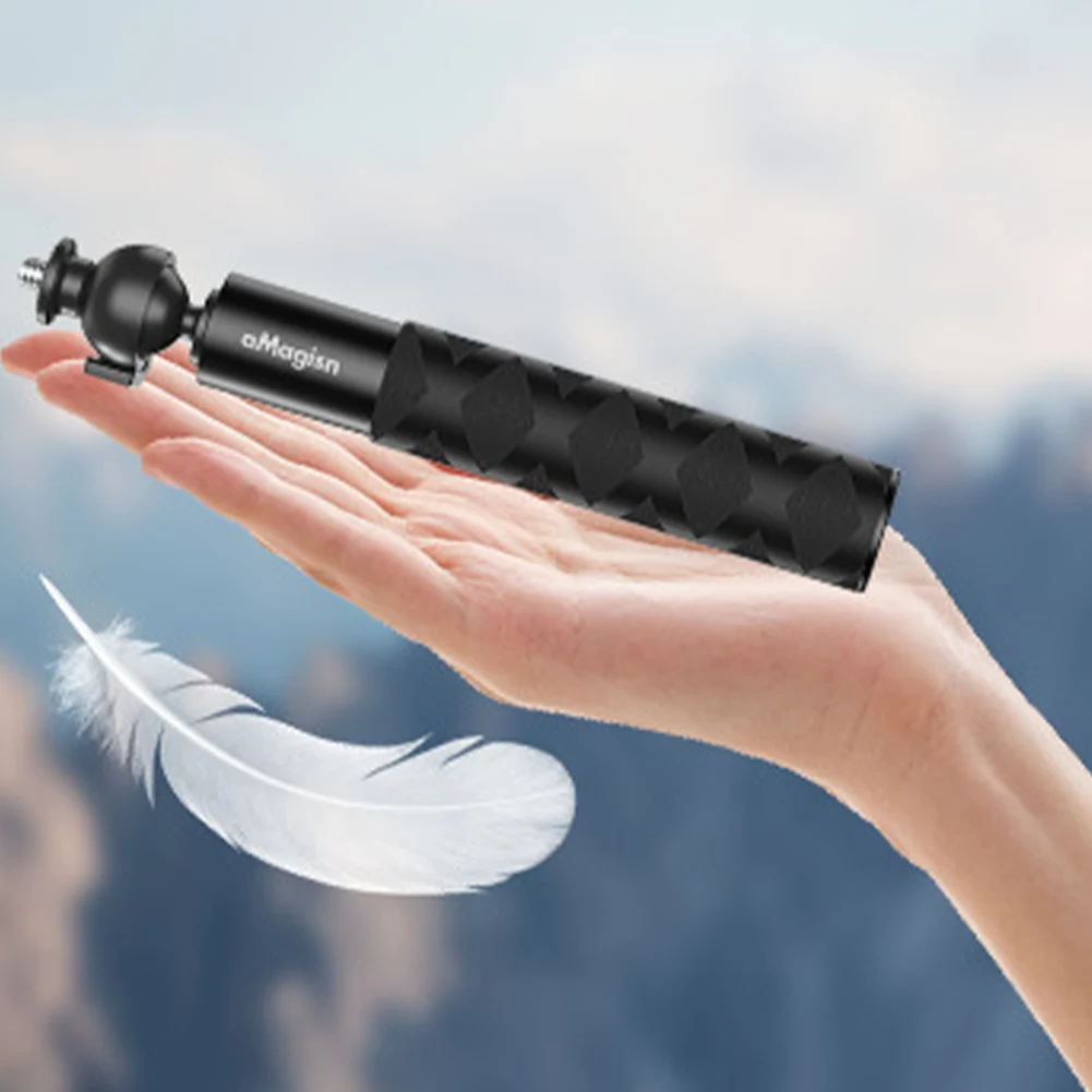 70/120cm Ball Head Selfie Stick for DJI/GoPro/Insta360 Sports Camera Extension Rod Stick Telescopic Selfie Head Ball Accessories