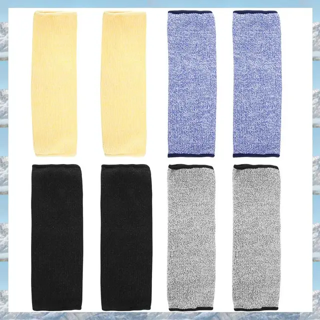 2025 New-4 Pair Cut And Burn Resistant Sleeves Arm Protection Sleeves Forearm Protectors For Thin Skin And Bruising 30Cm 3