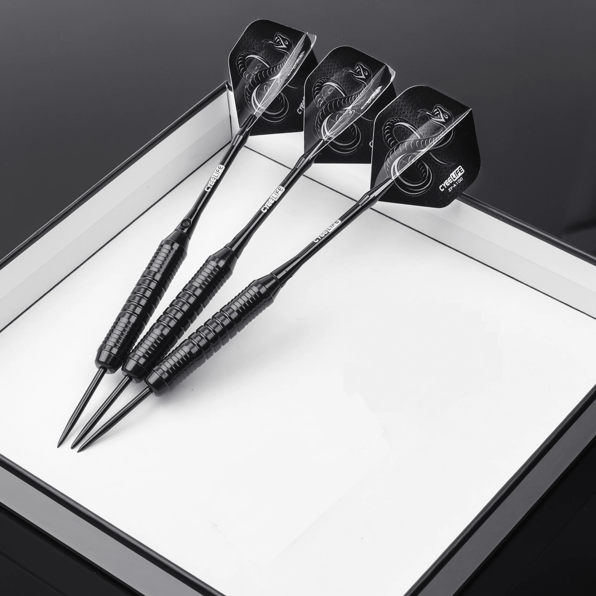 CyeeLife 3pcs Steel Tip Flying Darts – 24g Professional Set 6