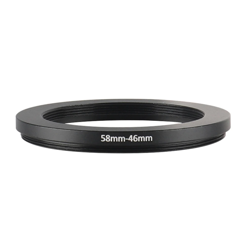 

Aluminum Step Down Filter Ring 58mm-46mm 58-46mm 58 to 46 Filter Adapter Lens Adapter for Canon Nikon Sony DSLR Camera Lens