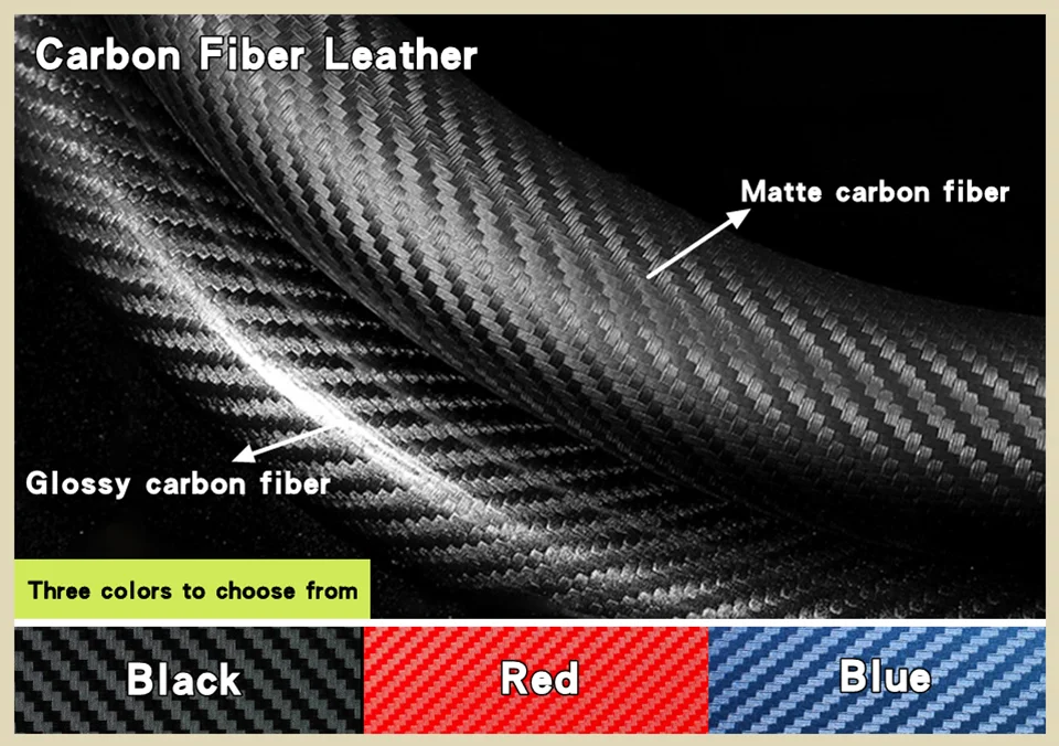 DIY Auto Lenkrad Abdeckung Aus Echtem Leder Carbon Faser Für Volkswagen VW Golf7 Mk7 Neue Polo Jetta Passat B8 Auto zubehör – Detail 8