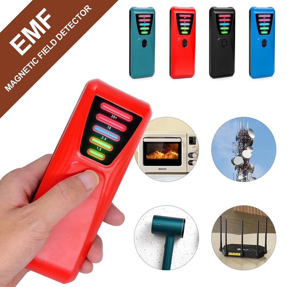 LED Electromagnetic Radiation Meter Dosimeter