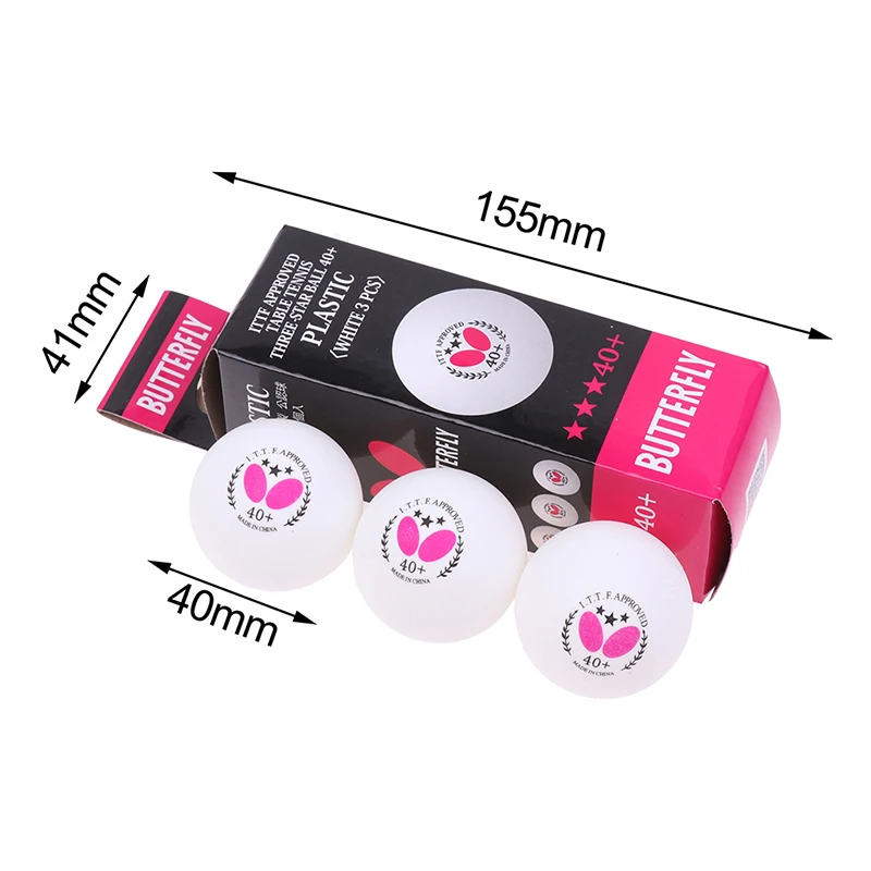 Table Tennis Balls 3Pcs/Box 40+ Training Ball For Indoor Games