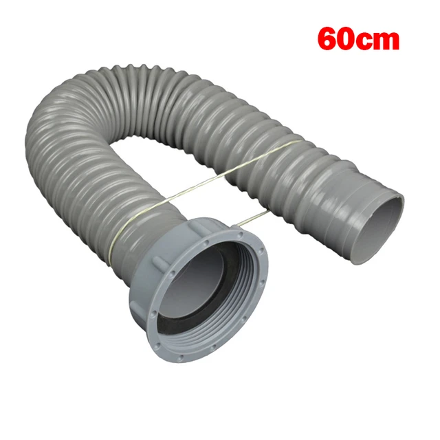 Tubo di scarico del lavandino della cucina da 58mm tubo flessibile di  collegamento del drenaggio del lavabo tubo dell'acqua di scarico  40/60/80/100/120cm - AliExpress