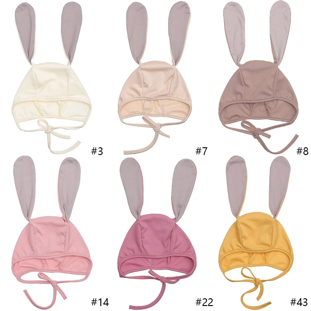 8pclot2023NewBunnyEarHatsforBabyGirlBeaniesInfantTurbanNewbornSpringHat.jpg