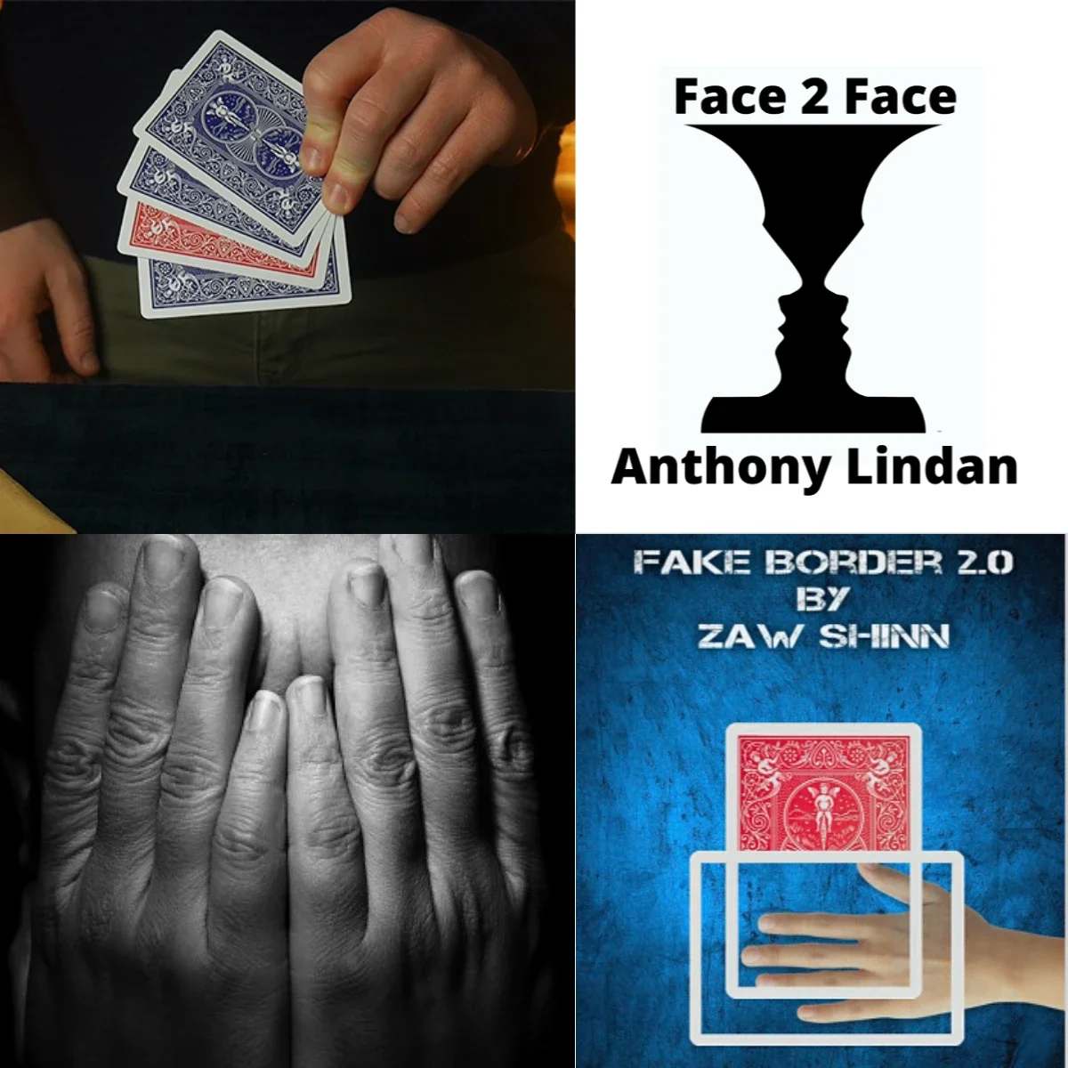 Rash By Jordan Victoria,Face 2 Face Di Anthony Lindan,Face Value Di Benjamin Earl,Fake Border 2.0 - Zaw Shinn Magic Tricks