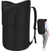 Laundry Bag Backpack, 115L Extra Large Travel Laundry Bags, Adjustable & Extendable, Laundry Hamper Bag For Laundromat, College 1