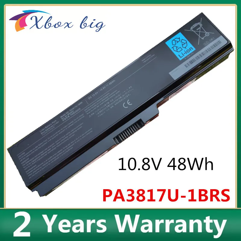 

PA3817U-1BR Laptop Battery for Toshiba PA3817U PA3818U-1BRS L750 L700 C660 C660D L740 L770 L640 A600 L645 PABAS228