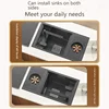 Cup Washer Hidden Sink Stainless Steel Kitchen Sinks Bar Single Slot Touring Car Wash Basin With Cover Plate Apartment 5