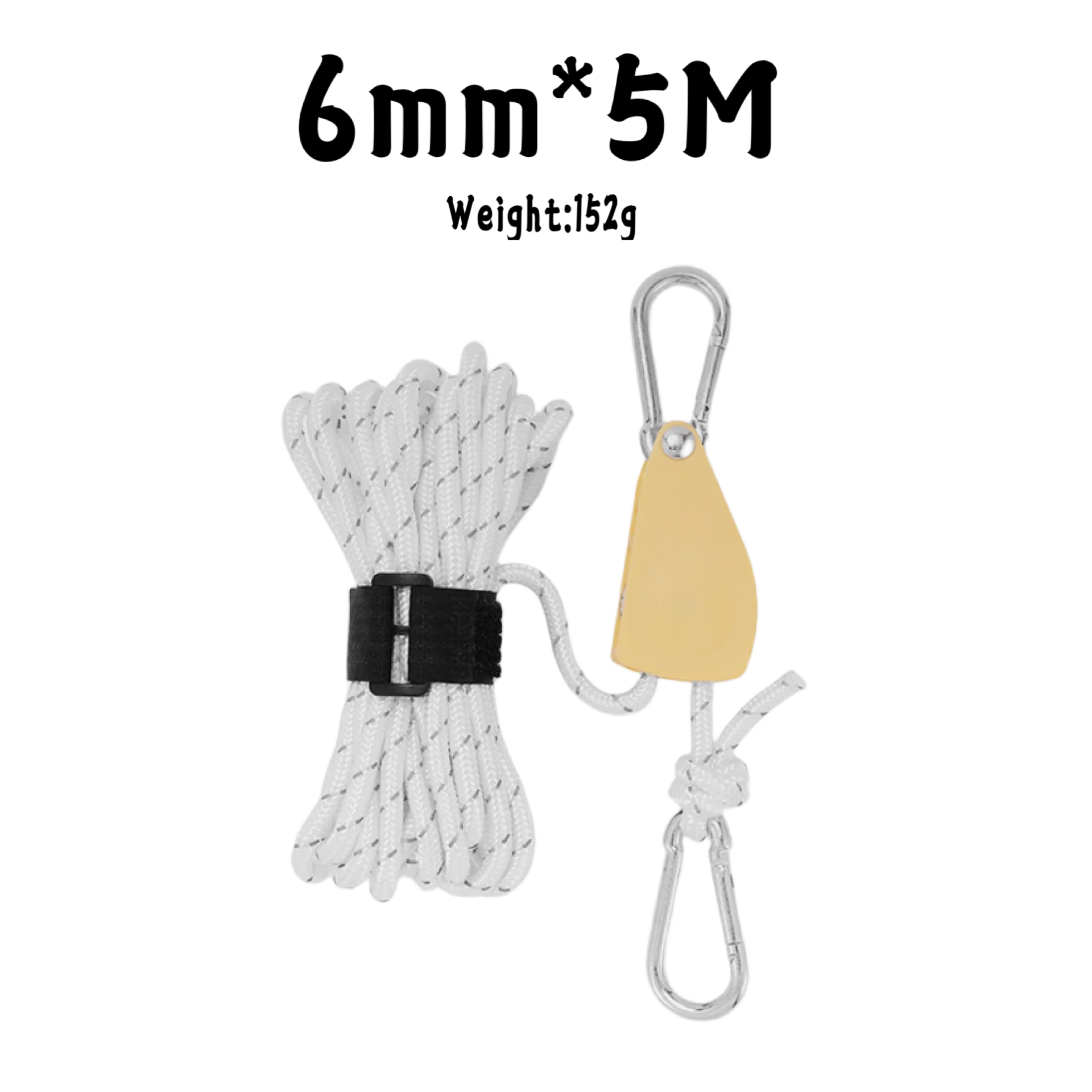 4/5M Camping Rope Tent Adjustable Rope Fastener Fixed Buckle Pulley Tensioner Ratchet Hangers Lights Camping Awning Wind outdoor tent ropes camping tent accessories camping tent fasteners tent rope tightener ratchet hanger pulley ropes