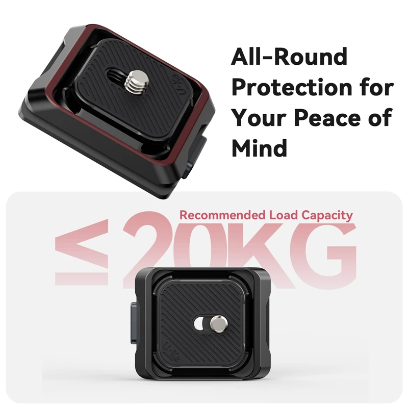 Ulanzi UKA01 Uka Quick Release Plate and Base Kit 20KG Load Compatible with Uka F38 Plates for Photograph Camera Accessories