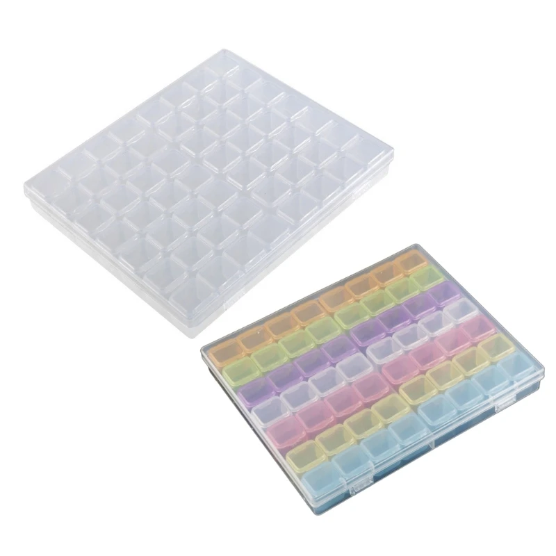 

56 Grids Jewelry Box DIY Drill Box Art for Rings