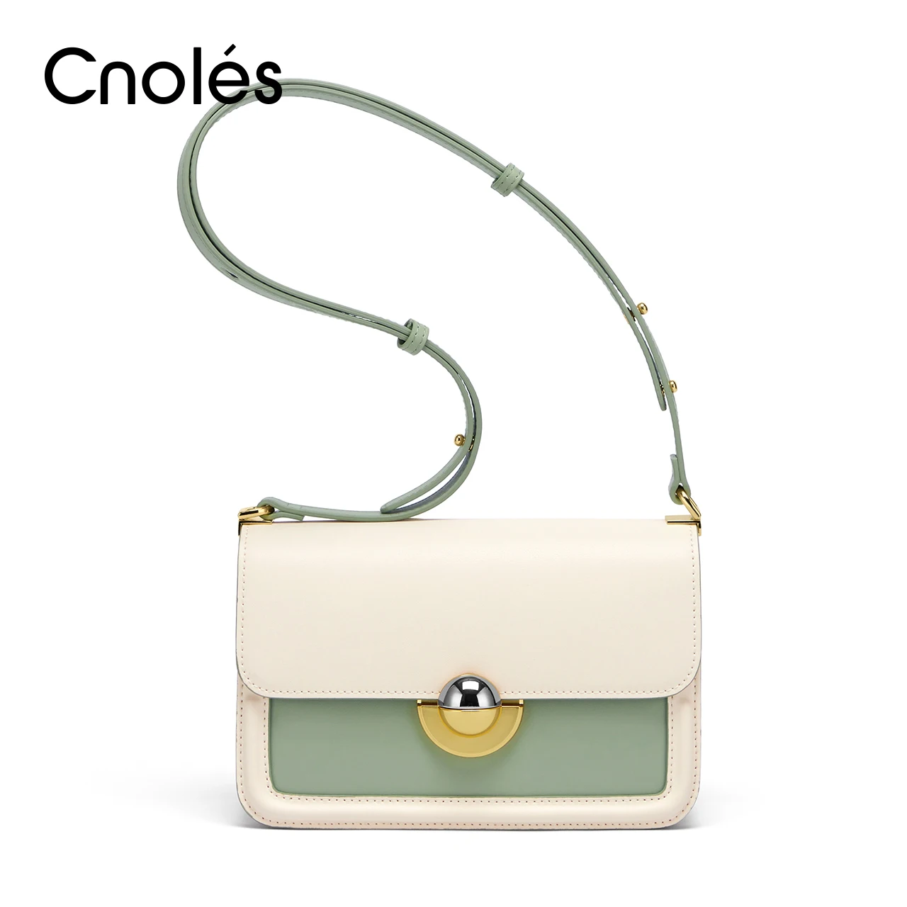 

Cnoles Fashionable Green Crossbody Bags for Women 2022 Brand Female Versatile Shoulder Messenger Bag Handbag