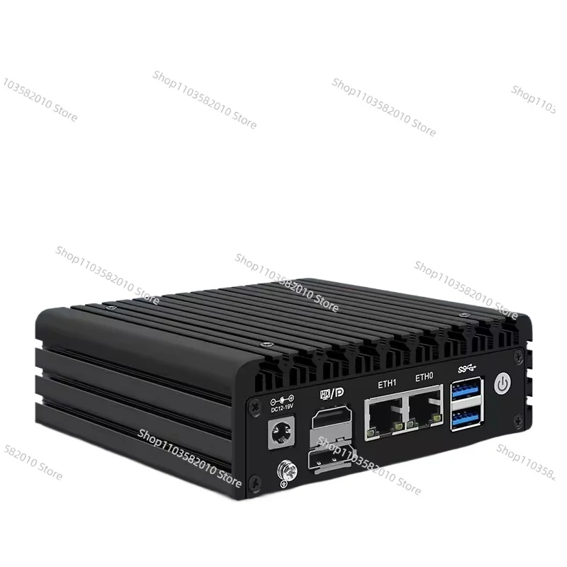 팬리스 NAS 미니 PC, i3-N355 / N350 / N150, 최대 7개의 M.2 NV..