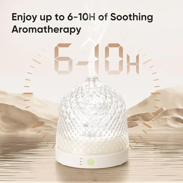 Glass Fragrance Diffuser Colour LED Light Home Humidifier And Scent Diffuser Electric Ultrasonic Office Aroma Diffuser For Hotel 5