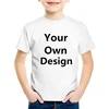 Contact Seller Frist Customized Print Kids T Shirt Children DIY Your like Photo or Logo White Top T-shirt Boys Girls Clothing 1
