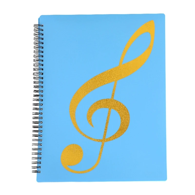 30-Sleeve Music Binder - Holds 60 Pages Of Sheet Music For Piano, Guitar & Band Performances