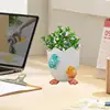 Eggshell Plant Pot with Turtle Cactus Pot Decor Easter Succulent Planter Flowerpot Unique for Desktop Farmhouse Windowsill 4